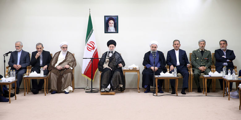 دیدار رئیس‌جمهور و اعضای هیئت دولت