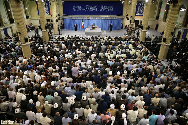 บรรดาเจ้าหน้าที่ประกอบกิจการฮัจญ์ในปีนี้ได้เข้าพบท่านผู้นำสูงสุดการปฏิวัติอิสลาม