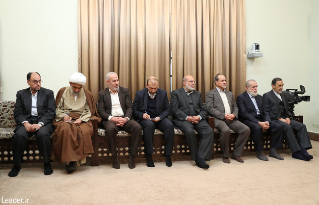 The Leader meets with the Sec-Gen of the Islamic Jihad Movement in Palestine.