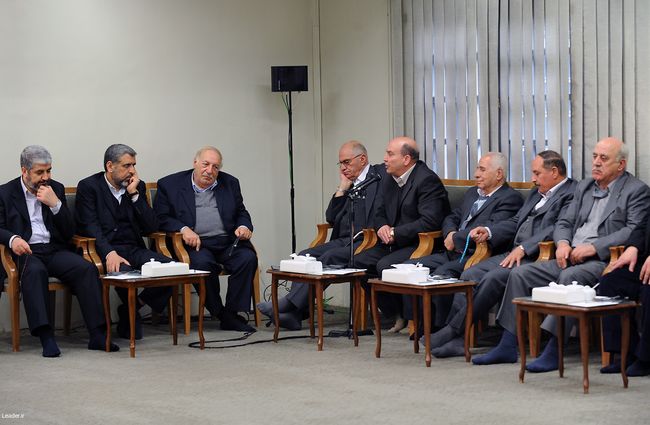 دیدار رهبران گروههای جهادی و مبارز فلسطینی