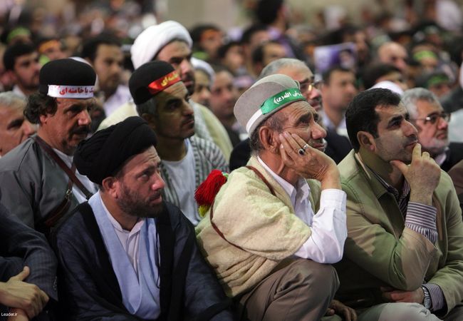 دیدار جمع زیادی از مردم استان بوشهر
