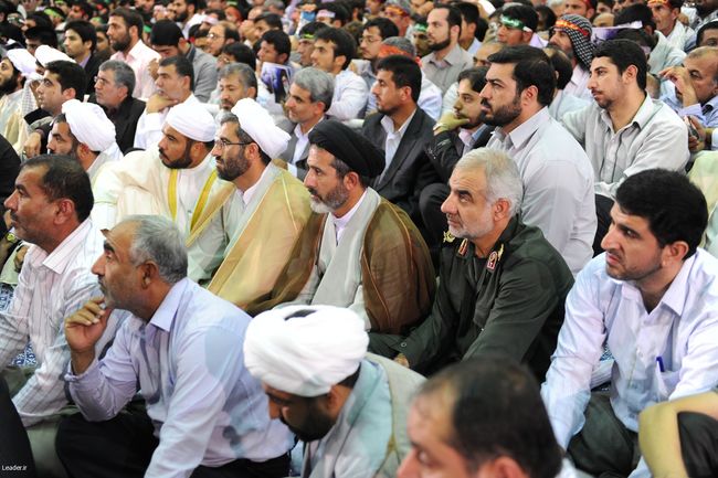 دیدار جمع زیادی از مردم استان بوشهر