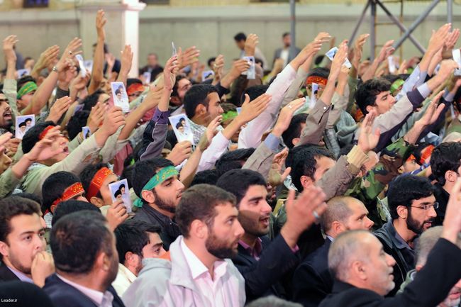 دیدار پرشور هزاران نفر از دانش آموزان