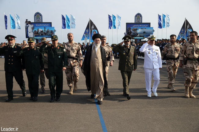 Ayatollah Khamenei attends oath-taking ceremony at Iran’s Army academies