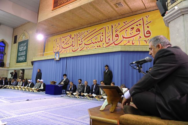 دیدار جمعی از قاریان، حافظان و اساتید قرآنی