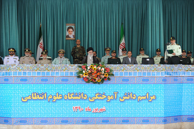 مراسم دانش آموختگی دانشجویان دانشگاه علوم انتظامی