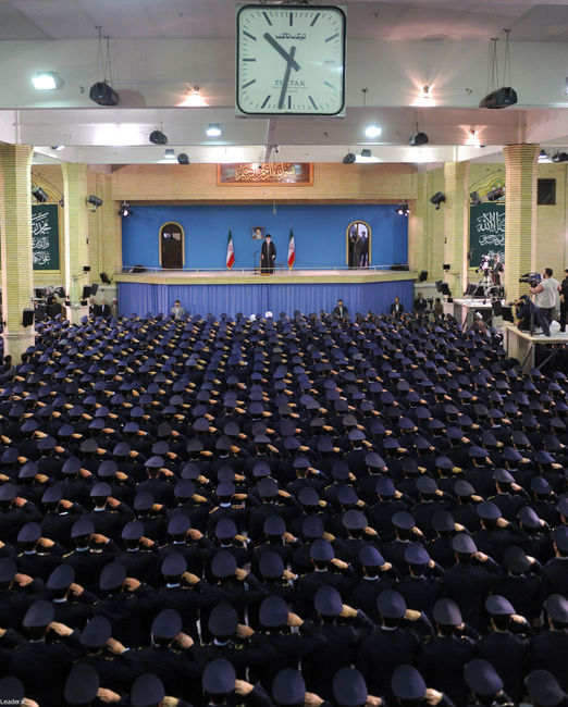 دیدار فرماندهان و کارکنان نیروی هوایی ارتش جمهوری اسلامی ایران