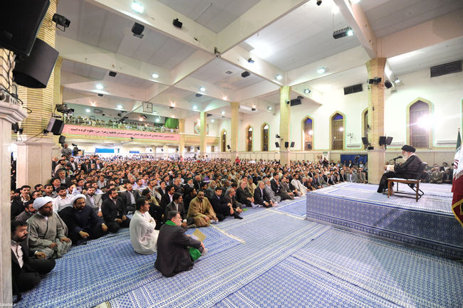 دیدار جمعی از مداحان سراسر کشور