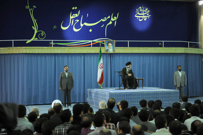 دیدار شرکت کنندگان در ششمین همایش ملی نخبگان جوان