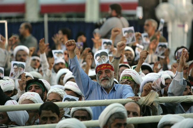 دیدار رهبر انقلاب با روحانیون و طلاب استان خراسان شمالی