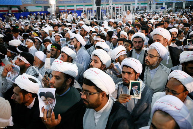دیدار رهبر انقلاب با روحانیون و طلاب استان خراسان شمالی