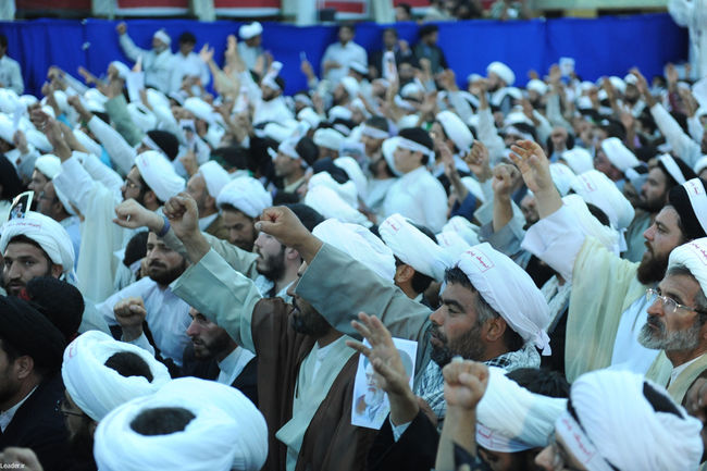 دیدار رهبر انقلاب با روحانیون و طلاب استان خراسان شمالی