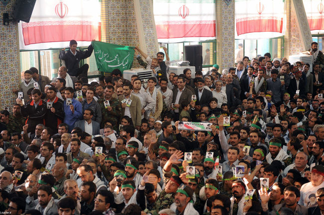 دیدار هزاران نفر از بسیجیان استان خراسان شمالی