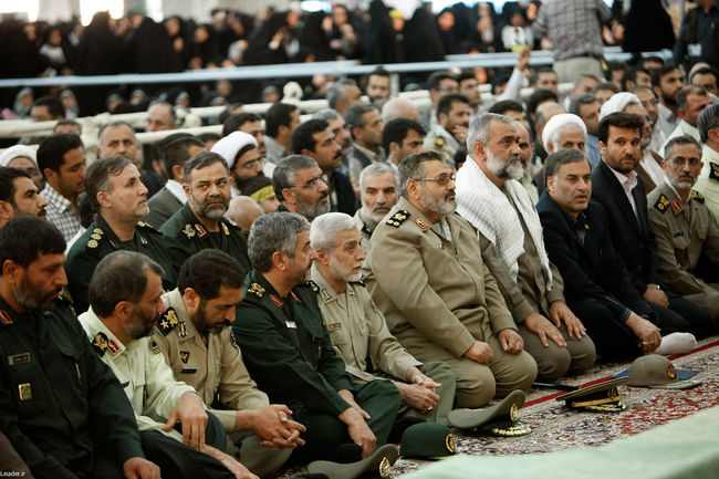 دیدار هزاران نفر از بسیجیان استان خراسان شمالی