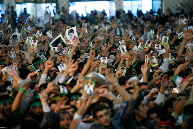 دیدار هزاران نفر از بسیجیان استان خراسان شمالی