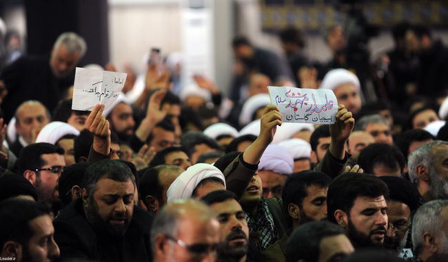 رهبر انقلاب در دیدار صدها نفر از فعالان طرح شجره طيبه صالحين بسیج