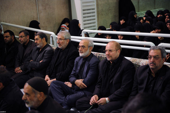 مراسم سوگواری حضرت اباعبدالله الحسین علیه السلام در حضور رهبر معظم انقلاب