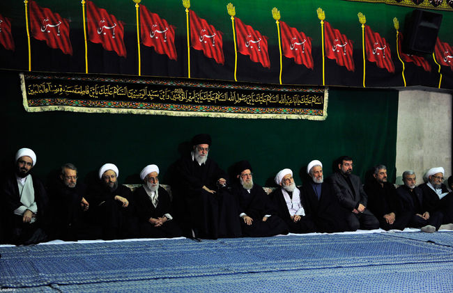 مراسم سوگواری حضرت اباعبدالله الحسین علیه السلام در حضور رهبر معظم انقلاب