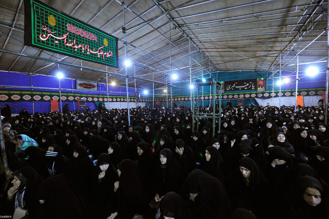 مراسم سوگواری حضرت اباعبدالله الحسین علیه السلام در حضور رهبر معظم انقلاب