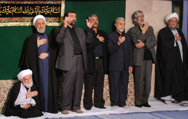 مراسم سوگواری حضرت اباعبدالله الحسین علیه السلام در حضور رهبر معظم انقلاب