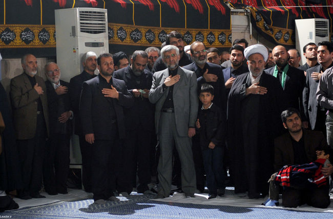 مراسم سوگواری حضرت اباعبدالله الحسین علیه السلام در حضور رهبر معظم انقلاب