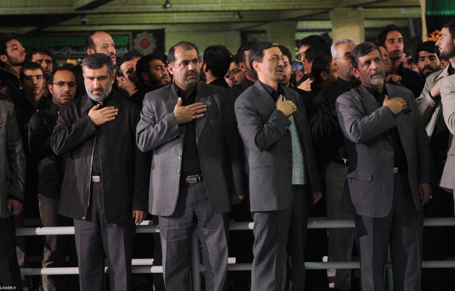 مراسم سوگواری حضرت اباعبدالله الحسین علیه السلام در حضور رهبر معظم انقلاب