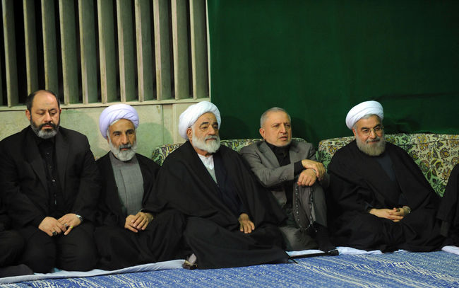 مراسم سوگواری حضرت اباعبدالله الحسین علیه السلام در حضور رهبر معظم انقلاب
