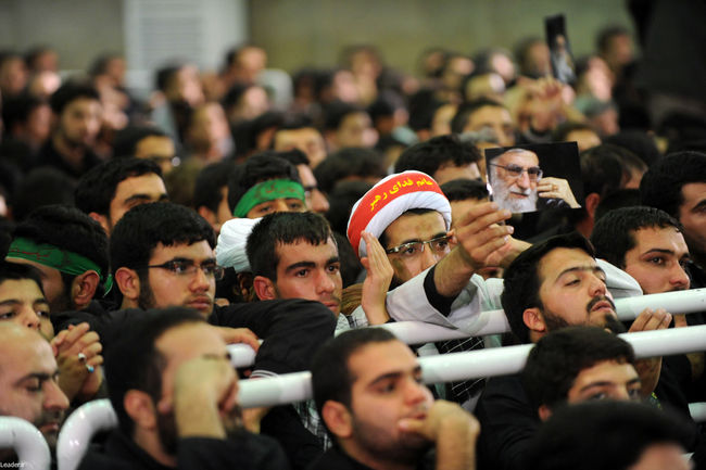 مراسم سوگواری حضرت اباعبدالله الحسین علیه السلام در حضور رهبر معظم انقلاب