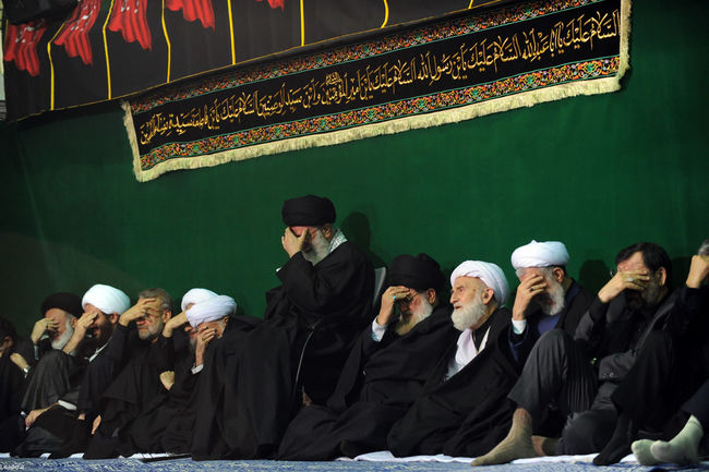 مراسم سوگواری حضرت اباعبدالله الحسین علیه السلام در حضور رهبر معظم انقلاب