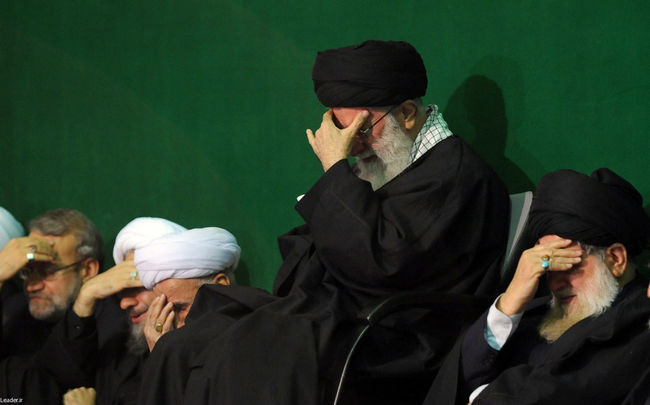 مراسم سوگواری حضرت اباعبدالله الحسین علیه السلام در حضور رهبر معظم انقلاب