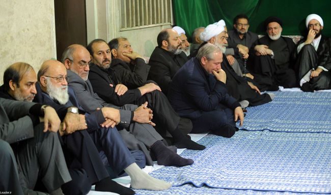 مراسم سوگواری حضرت اباعبدالله الحسین علیه السلام در حضور رهبر معظم انقلاب
