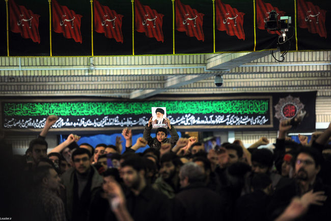 مراسم سوگواری حضرت اباعبدالله الحسین علیه السلام در حضور رهبر معظم انقلاب