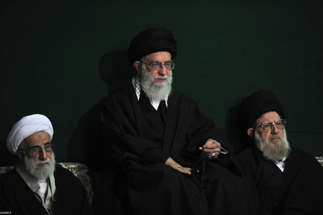 مراسم سوگواری حضرت اباعبدالله الحسین علیه السلام در حضور رهبر معظم انقلاب