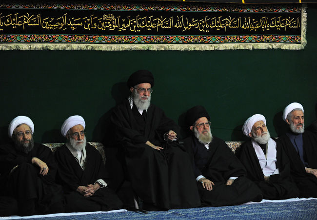 مراسم سوگواری حضرت اباعبدالله الحسین علیه السلام در حضور رهبر معظم انقلاب