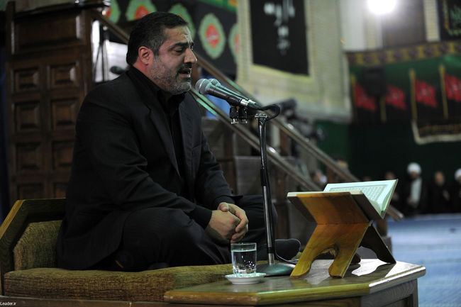 مراسم سوگواری حضرت اباعبدالله الحسین علیه السلام در حضور رهبر معظم انقلاب