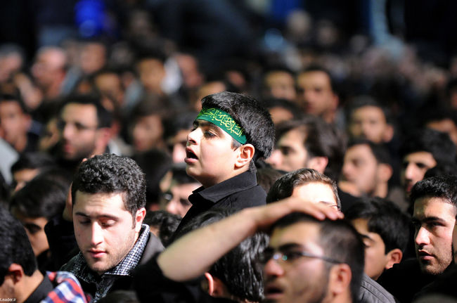 مراسم سوگواری حضرت اباعبدالله الحسین علیه السلام در حضور رهبر معظم انقلاب