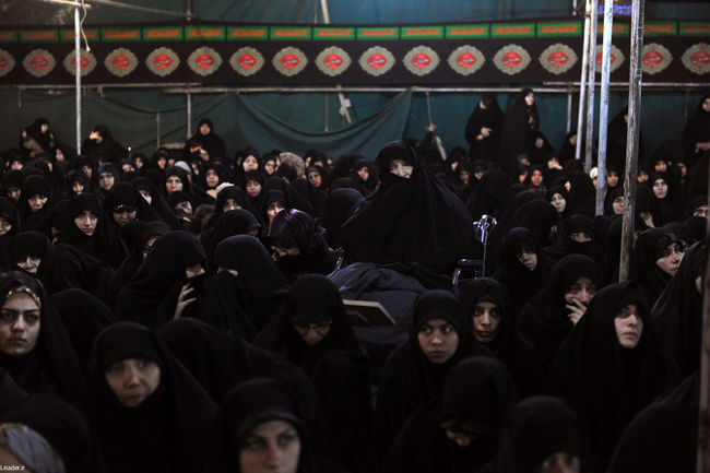 مراسم سوگواری حضرت اباعبدالله الحسین علیه السلام در حضور رهبر معظم انقلاب