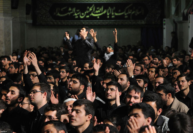 مراسم سوگواری حضرت اباعبدالله الحسین علیه السلام در حضور رهبر معظم انقلاب