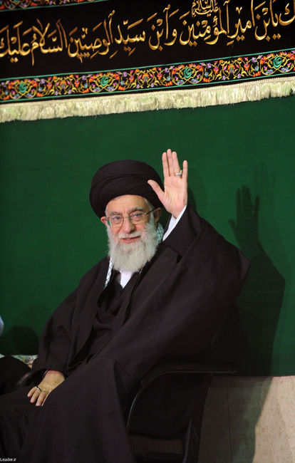 مراسم سوگواری حضرت اباعبدالله الحسین علیه السلام در حضور رهبر معظم انقلاب
