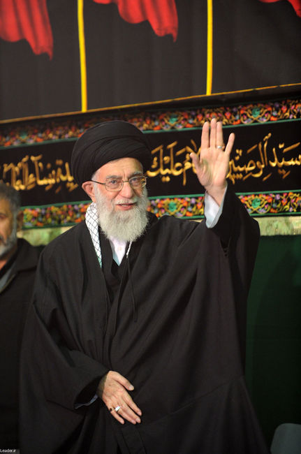 مراسم سوگواری حضرت اباعبدالله الحسین علیه السلام در حضور رهبر معظم انقلاب