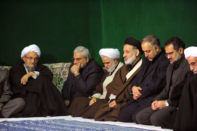 مراسم سوگواری حضرت اباعبدالله الحسین علیه السلام در حضور رهبر معظم انقلاب