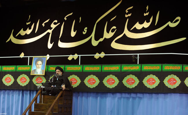 مراسم سوگواری حضرت اباعبدالله الحسین علیه السلام در حضور رهبر معظم انقلاب