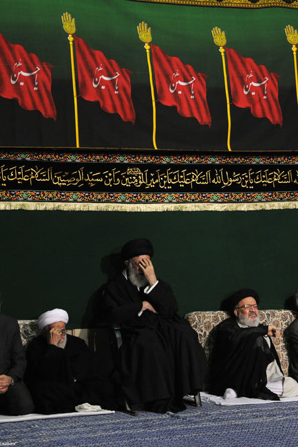 مراسم سوگواری حضرت اباعبدالله الحسین علیه السلام در حضور رهبر معظم انقلاب