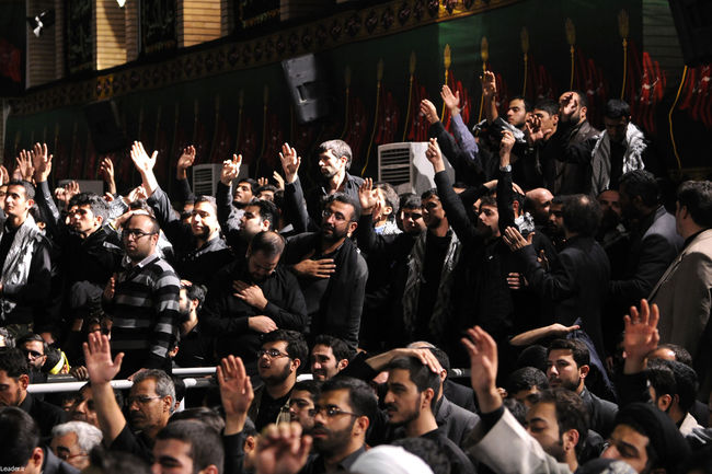 مراسم سوگواری حضرت اباعبدالله الحسین علیه السلام در حضور رهبر معظم انقلاب