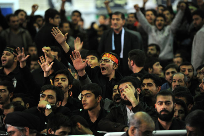 مراسم سوگواری حضرت اباعبدالله الحسین علیه السلام در حضور رهبر معظم انقلاب