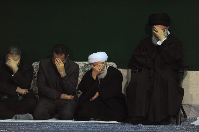 مراسم سوگواری حضرت اباعبدالله الحسین علیه السلام در حضور رهبر معظم انقلاب