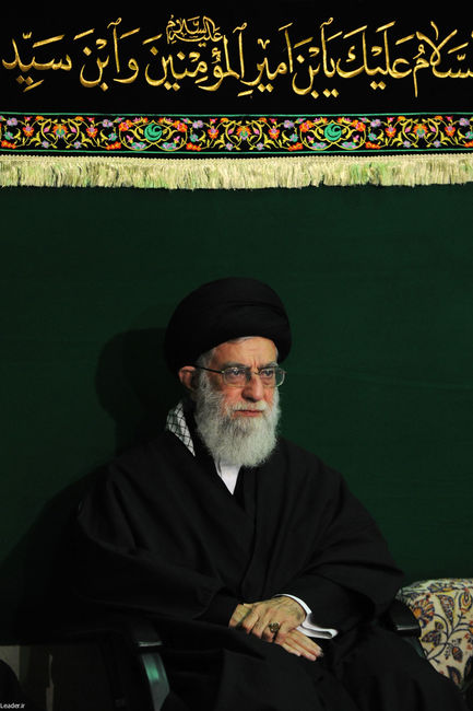 مراسم سوگواری حضرت اباعبدالله الحسین علیه السلام در حضور رهبر معظم انقلاب