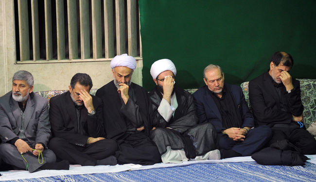 مراسم عزاداری اباعبدالله الحسین(ع) در بیت رهبر معظم انقلاب