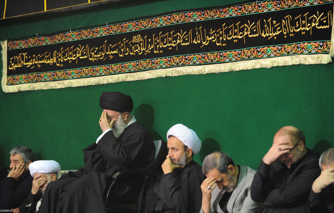 مراسم عزاداری اباعبدالله الحسین(ع) در بیت رهبر معظم انقلاب