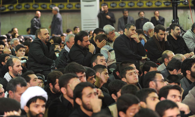 مراسم عزاداری اباعبدالله الحسین(ع) در بیت رهبر معظم انقلاب